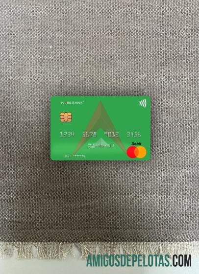 Frente Photolook do Nepal Nabil Bank Mastercard exemplo